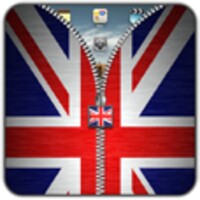 UK Flag Zipper Lock icon