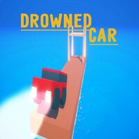 Drowned car icon