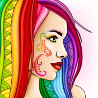 DyeIt: free antistress coloring book icon