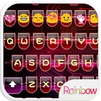 Electric Rainbow Emoji Keyboard icon