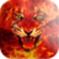 Ferocious tiger icon