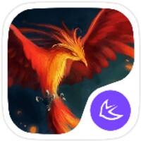 Fire Phoenix Theme icon