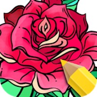 Flowers Coloring Books icon