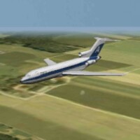 fly plane flight simulator 3D icon