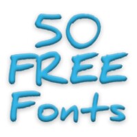 Free Fonts 50 Pack 9 icon