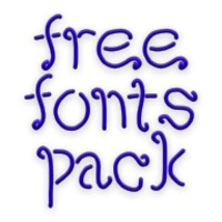 Free Fonts Pack 13 icon