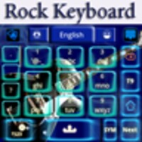 GO Keyboard Blue Rock Guitar theme icon