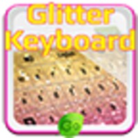 GO Keyboard Glitter Theme 11.4 Salmon Pink