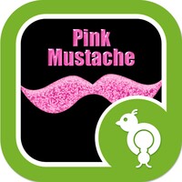 GO Locker Pink Mustache Theme 1