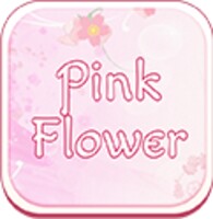 GO SMS Pink Flower Theme icon
