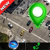 GPS Satellite Route Map Direction icon