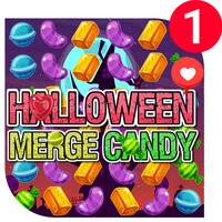 Halloween merge candy icon