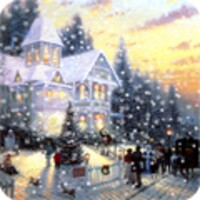 Hand-painted Christmas live wallpaper icon