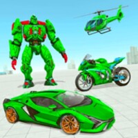 Helicopter Robot Car Game icon