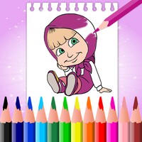 Kids Coloring Book For Masha icon