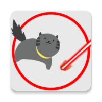 Laser for cats. Lazer pointer. Cat toy simulator icon