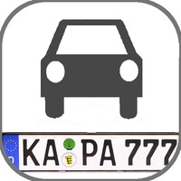 License plates icon