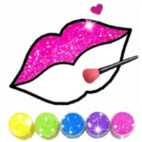 Glitter Lips with Makeup icon