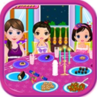 Little Girl Birthday Dinner Party icon
