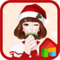 lovely girl sweet christmas 4.1