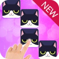 Magic cat piano tile icon