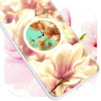 Magnolia Clock Live Wallpaper icon