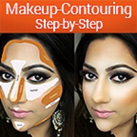 MAKEUP CONTOURING step by step icon