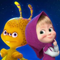 Masha and aliens icon