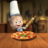 Masha and the Bear Pizzeria Game! icon