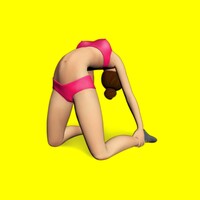 Matching Yoga 3D icon