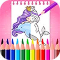 Mermaid Coloring Book & Drawing Book icon