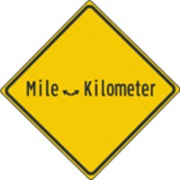 Mile to Km icon