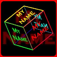 My Name Cube icon