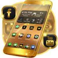 Neon Gold Theme GO Launcher 1.308.1.201