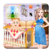 New born Baby Girl Birth icon