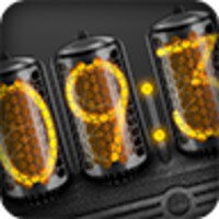 Nixie Clock Widget Black icon