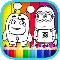 Oddbode And Minione Drawing Book icon