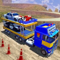 OffRoad Police Truck Transporter Games icon