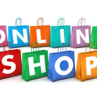 Online shopping store icon