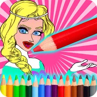 Paint Princesses Coloring icon