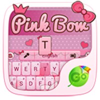 Pink Bow GO Keyboard Theme 1.85.5.83