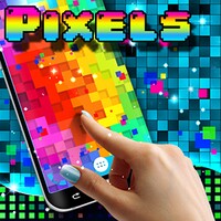 Pixels live wallpaper icon