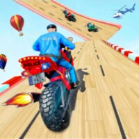 Police Bike Mega Ramp Stunts icon