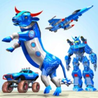 Police Bull Robot Car Transform War icon