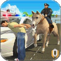 Police Horse Chase -Crime Town icon