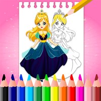 Princess Coloring Book for kids icon