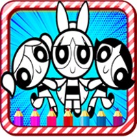 Puf Power-Gils Coloring Book icon