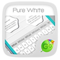 Pure White GO Keyboard Theme icon