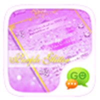 purple glitter icon