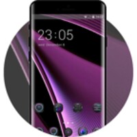 Purple tech business theme for Galaxy s8 icon